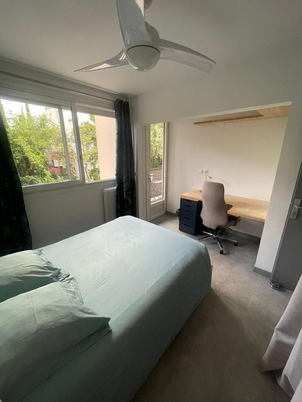 Chambre Avec Salle D'Eau Privee Dans Appartement Partage 200 M Du Tram Montpellier Eksteriør bilde